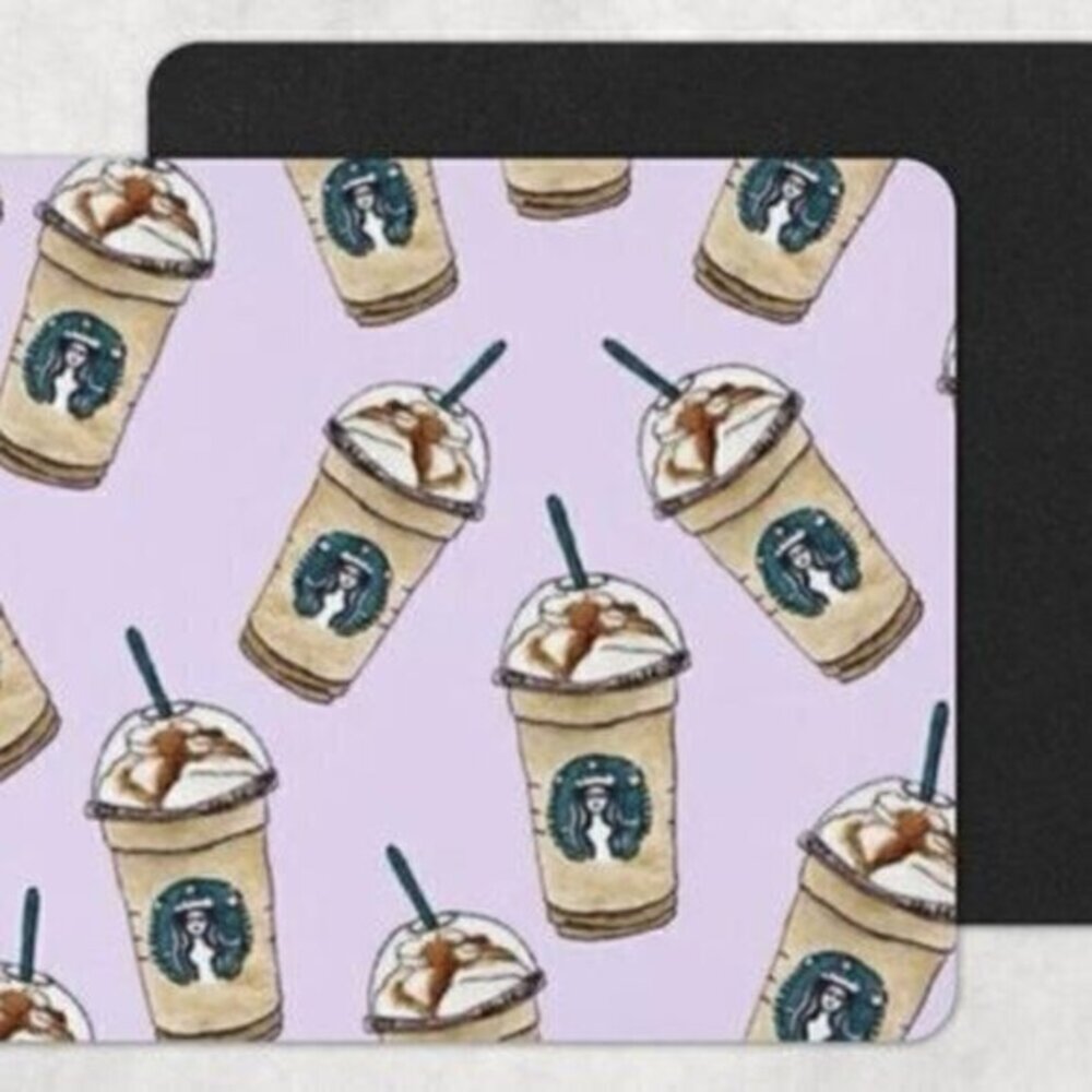 PURPLE Starbucks Mouse Pad